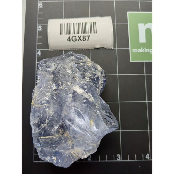 Lavender Purple Art Glass Cullet Translucent Manganese Glowing Slag Glass #4GX87 - Picture 7 of 7